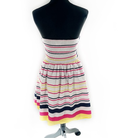 Lilly Pulitzer Felicity Dress Resort White Lady Like Stripe Size 10 - Picture 3 of 16